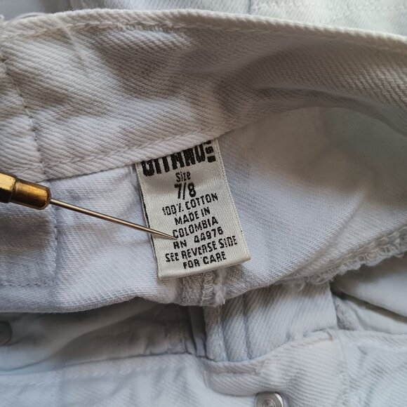 Vintage 1980's Womens Shorts Sky Fade Mom Gitano sz 7/8 23W Preppy Era - Picture 6 of 6